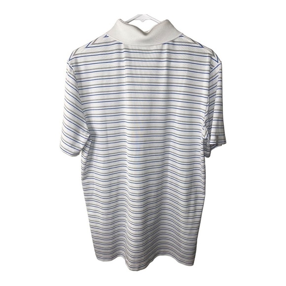 RLX RALPH LAUREN GOLF SHORT SLEEVE STRIPED POLO WITH LEFT CHEST EMB MEDIUM - Picture 3 of 3